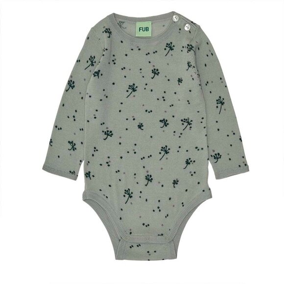 Baby Printed Body & Sweater Pants - Pale Sage - Picture 2 of 3